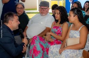 inauguração do CMEI Profª Andréa Danúbia em Jataí