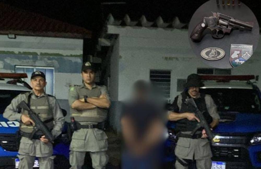 Batalhão Rural age rápido e prende homem com arma de fogo após ameaça em Arenópolis