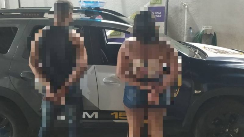 Casal é conduzido pela GCMRV por ameaças e desacato no Bairro Promissão durante a madrugada