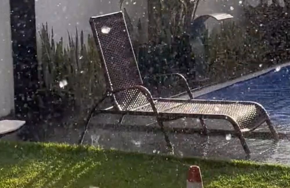 VÍDEO | Chuva inesperada surpreende moradores de Jataí nesta segunda-feira