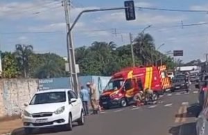 Colisão entre motocicletas mobiliza socorristas no setor central de Jataí