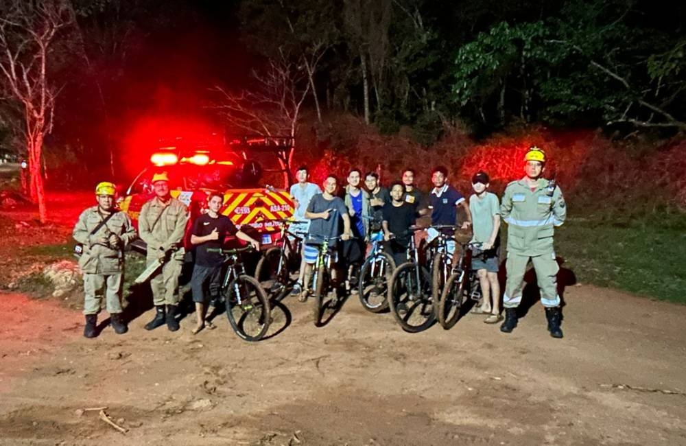 VÍDEO | Drone auxilia no resgate de nove adolescentes perdidos em trilha de bicicleta em Rio Verde