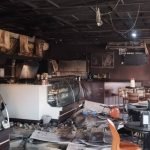 Incêndio atinge prédio comercial no centro de Quirinópolis e é controlado pelo Corpo de Bombeiros