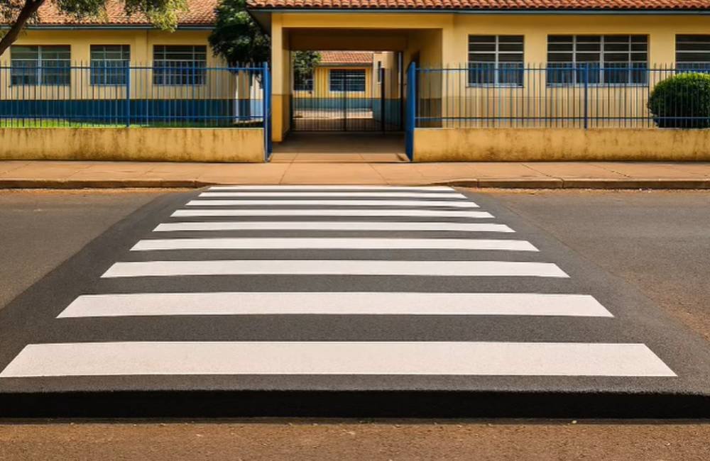 VÍDEO | Mais um acidente envolvendo motociclista em faixa elevada é registrado em Jataí