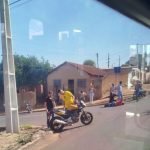 Motociclista fica ferido em colisão com carro no Jardim da Liberdade em Jataí