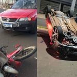 Motorista se envolve em dois acidentes no mesmo dia em Mineiros