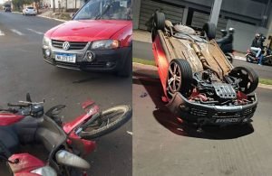 Motorista se envolve em dois acidentes no mesmo dia em Mineiros