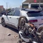 VÍDEO Carro avança sinal de pare e atinge moto no setor Epaminondas em Jataí