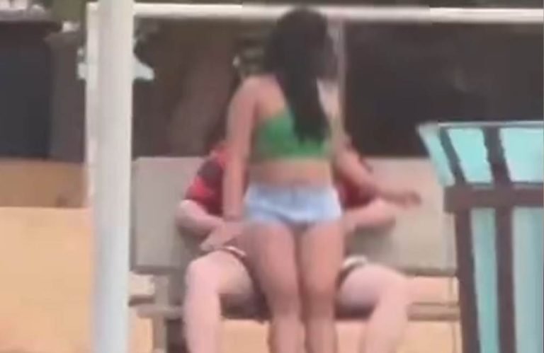 Vídeo mostra casal em ato obsceno em praça de Jataí durante o dia