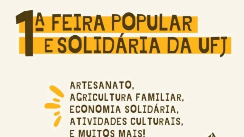 AGENDA | 1ª Feira Popular e Solidária da UFJ