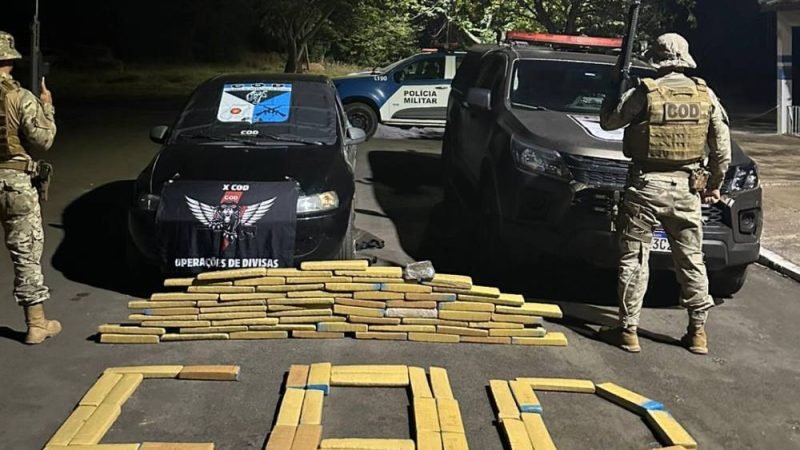 COD prende traficante e apreende 100 kg de maconha em operação no Sudoeste goiano