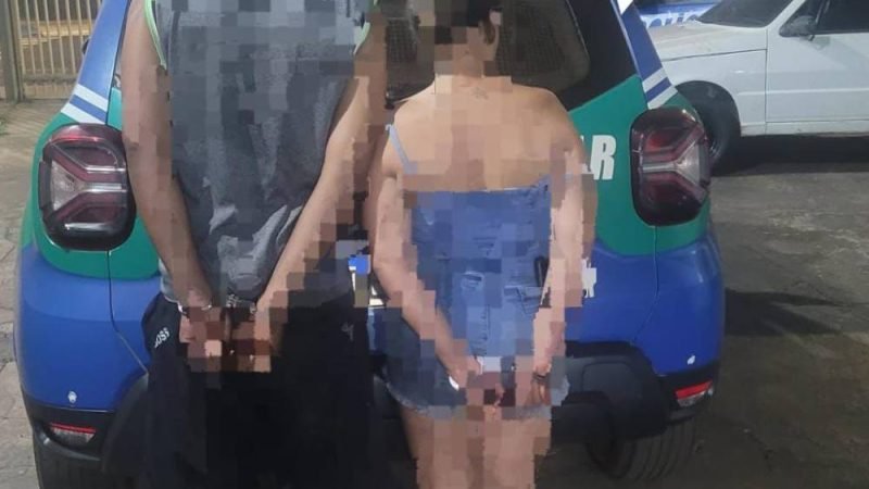 Casal é preso por furto de celular em Santa Helena de Goiás após ação rápida da Polícia Militar