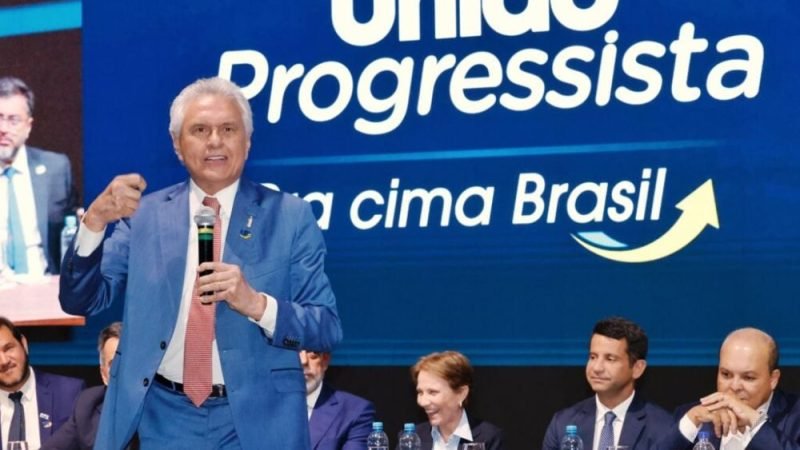 Em convenção da União Progressista, Caiado eleva tom e diz que Brasil deve ser libertado do PT