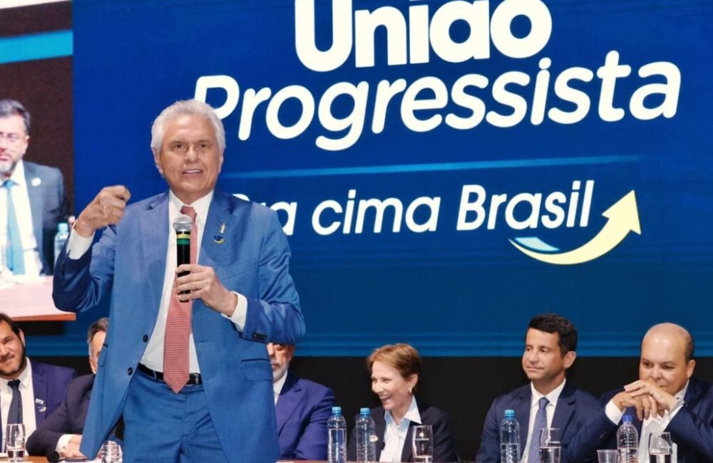 Em convenção da União Progressista, Caiado eleva tom e diz que Brasil deve ser libertado do PT