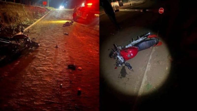 Motociclista morre em acidente durante a madrugada em Aporé