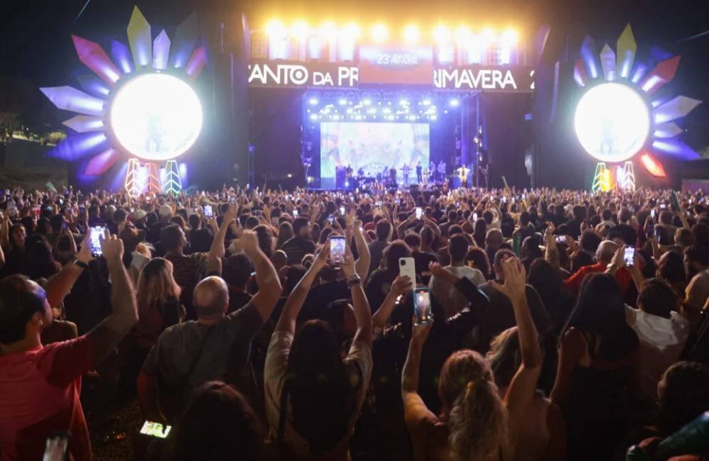 Pirenópolis recebe 70 atrações musicais gratuitas no Canto da Primavera 2025