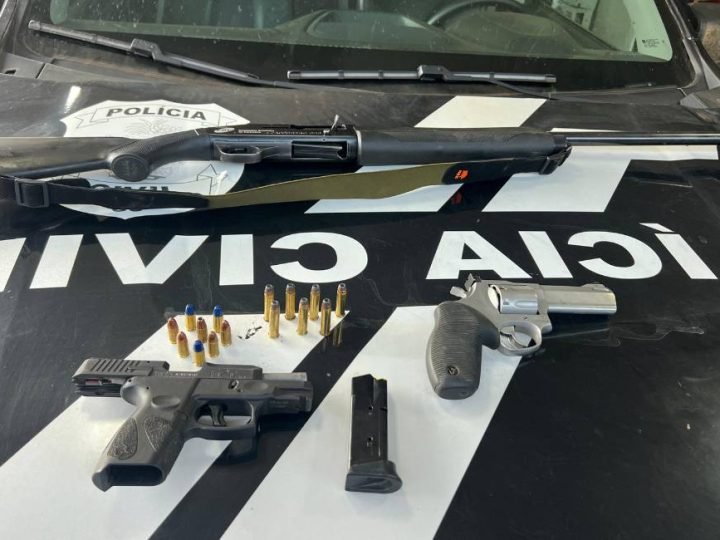 Polícia Civil deflagra Operação Legalize e apreende armas e munições em Mineiros