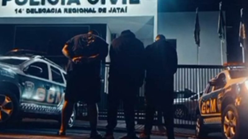 VÍDEO | Quadrilha de SP é presa em Jataí após tentativa de furto durante a madrugada