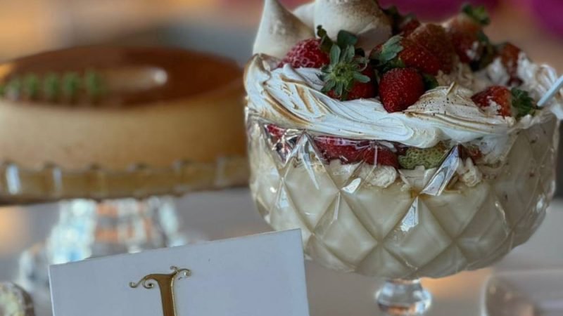 Sobremesas especiais da Lorena Guimarães prometem deixar o almoço de Dia dos Pais ainda mais marcante
