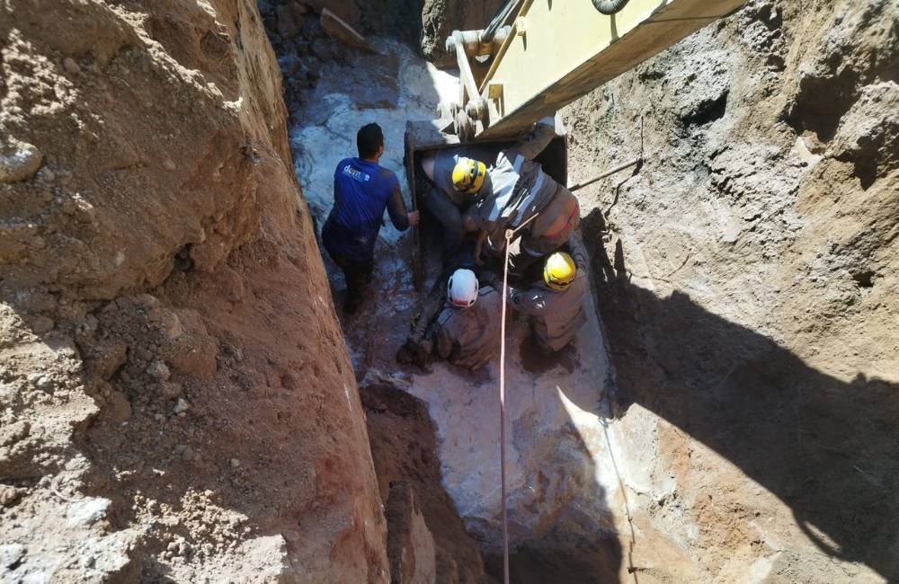 Trabalhador morre soterrado após deslizamento em obra em Caldas Novas