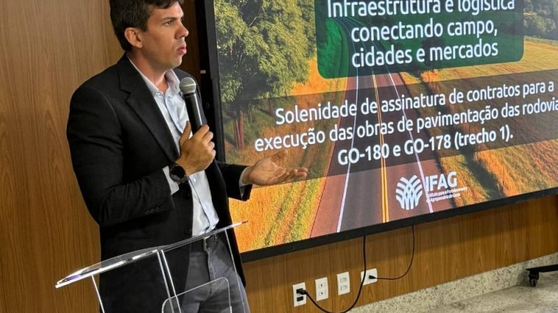 VÍDEO | Presidente da Goinfra anuncia início imediato das obras das GOs-180 e 178 em Jataí