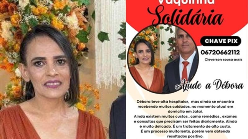 Vaquinha mobiliza comunidade para custear tratamento de Débora Gomes, vítima de lúpus