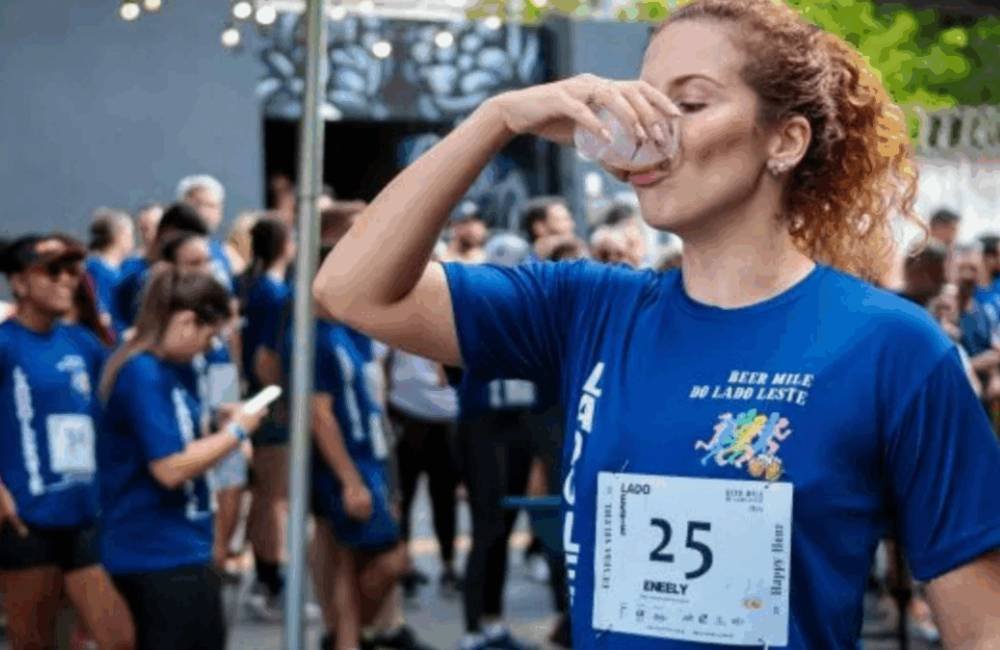 Beer Mile chega a Goiânia: corrida de rua com chope promete diversão e adrenalina