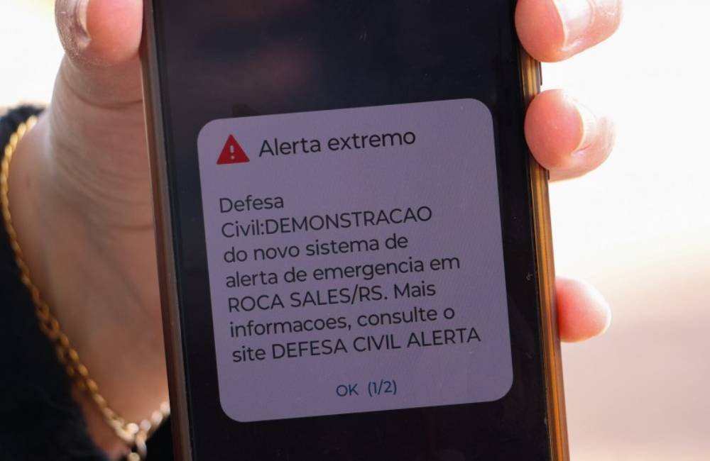 Defesa Civil de Goiás fará teste com envio de mensagens de alerta neste sábado (27)