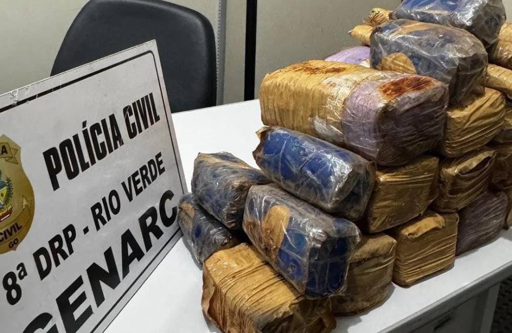 Droga escondida em carro de leilão: Polícia Civil de Rio Verde apreende 10 kg de entorpecentes