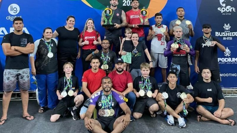 FOTOS | Equipe da Gracie Barra Jataí conquista 33 medalhas no Campeonato Brasileiro de Jiu-Jitsu em Goiânia