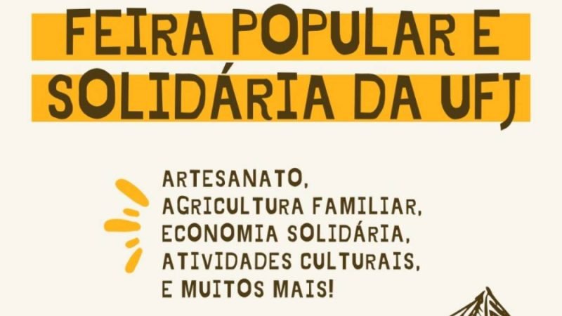 Feira Popular e Solidária da UFJ movimenta Jataí com cultura, economia e inclusão social