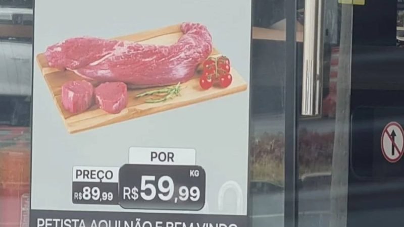 MP processa frigorífico em Goiânia por cartaz com mensagem discriminatória contra partido político