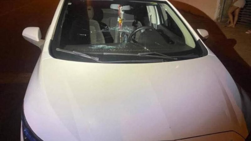 VÍDEO| Mulher usa barra de ferro para atacar delegacia e carros em Jataí e acaba presa pela PM