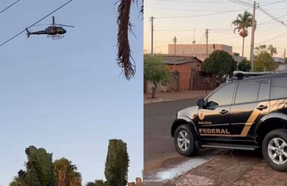 VÍDEO | PF deflagra operação em Jataí e mira quadrilha suspeita de comandar tráfico de drogas no Sudoeste de Goiás
