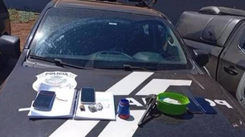 Polícia Civil realiza operação em Jataí e apreende drogas e arma usada em disparos na cidade