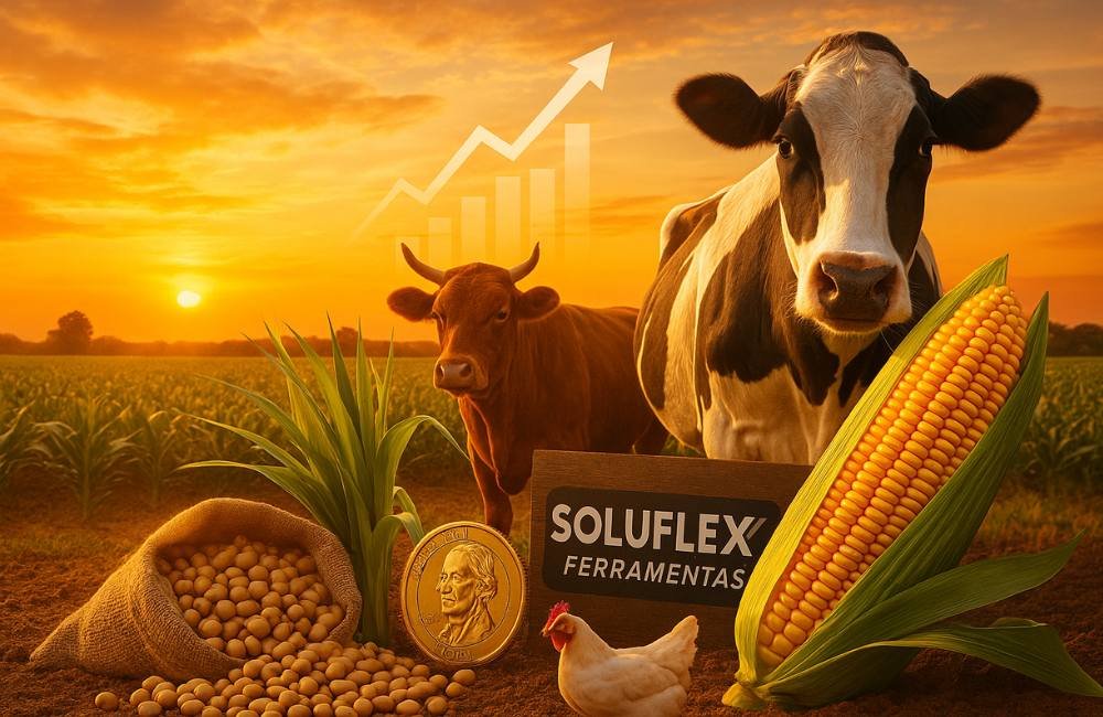Cotações do agronegócio em Jataí (24/09): soja, milho e pecuária registram ajustes no mercado