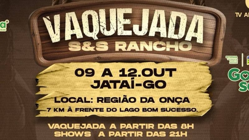 Primeira Vaquejada de Jataí tem início hoje e promete movimentar a cidade
