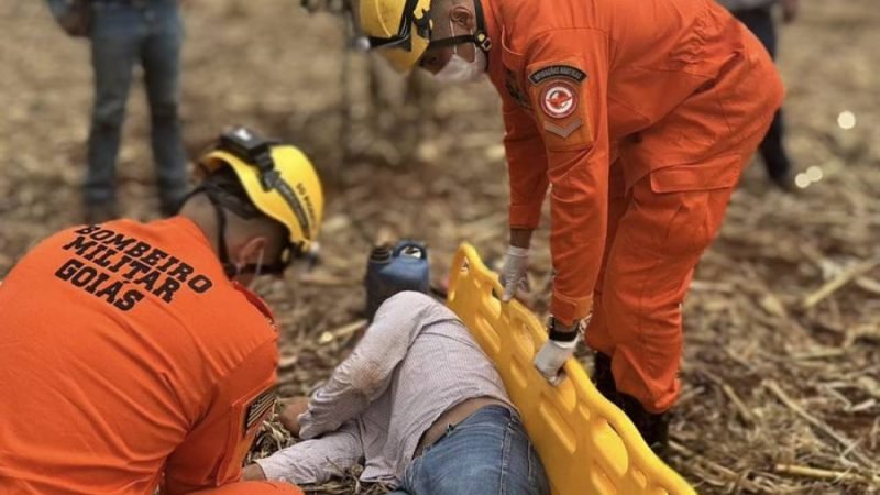 Trabalhador fica ferido após cair de cavalo na zona rural de Jataí