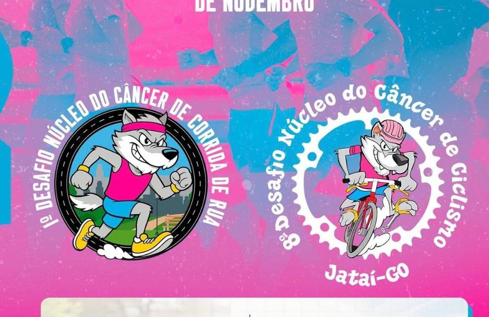 1º Desafio de Corrida e 8º Desafio de Ciclismo do Núcleo do Câncer movimentam Jataí em ação solidária neste domingo