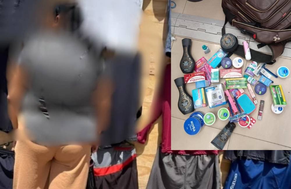 Ação rápida da PM detém mulher suspeita de furtar lojas na Avenida Goiás