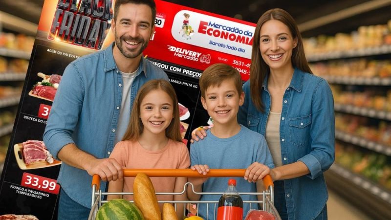 Black Friday do Mercadão da Economia começa com ofertas agressivas e hortifruti a R$ 0,99 em Jataí