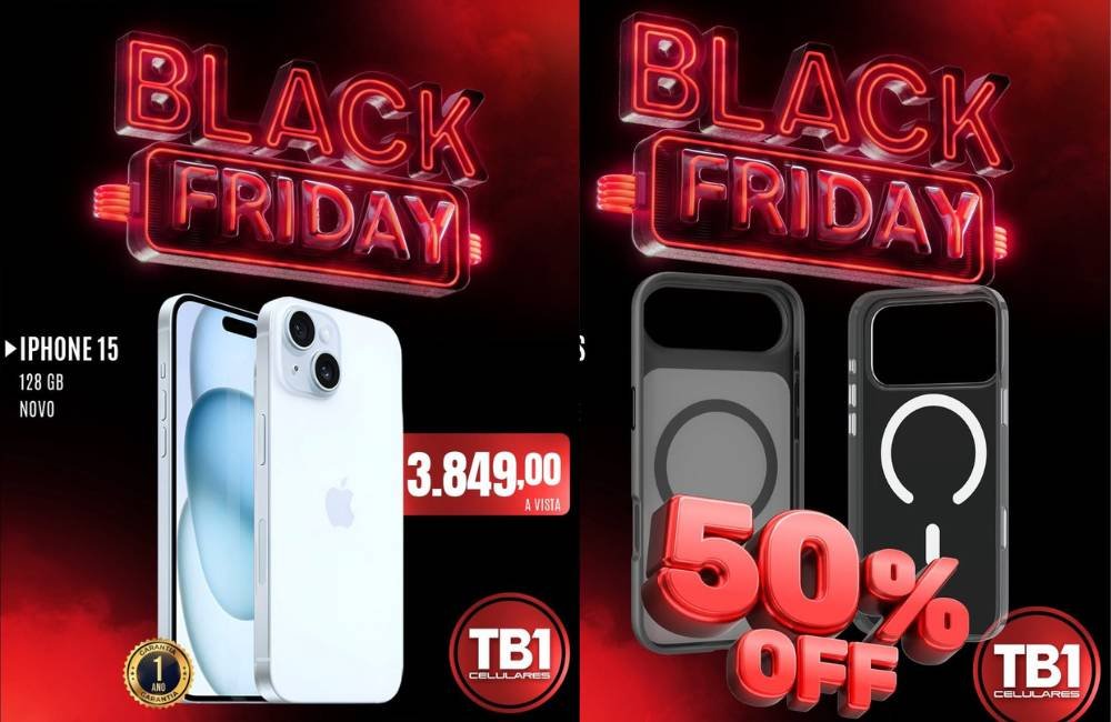 Maior Black Friday da TB1 tem início com descontos reais