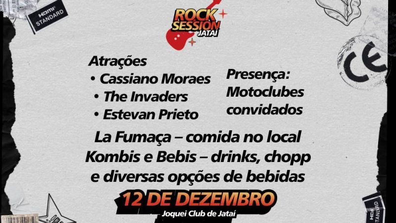 VÍDEO | Rock Session movimenta a cena musical de Jataí no dia 12 de dezembro com shows e ação solidária