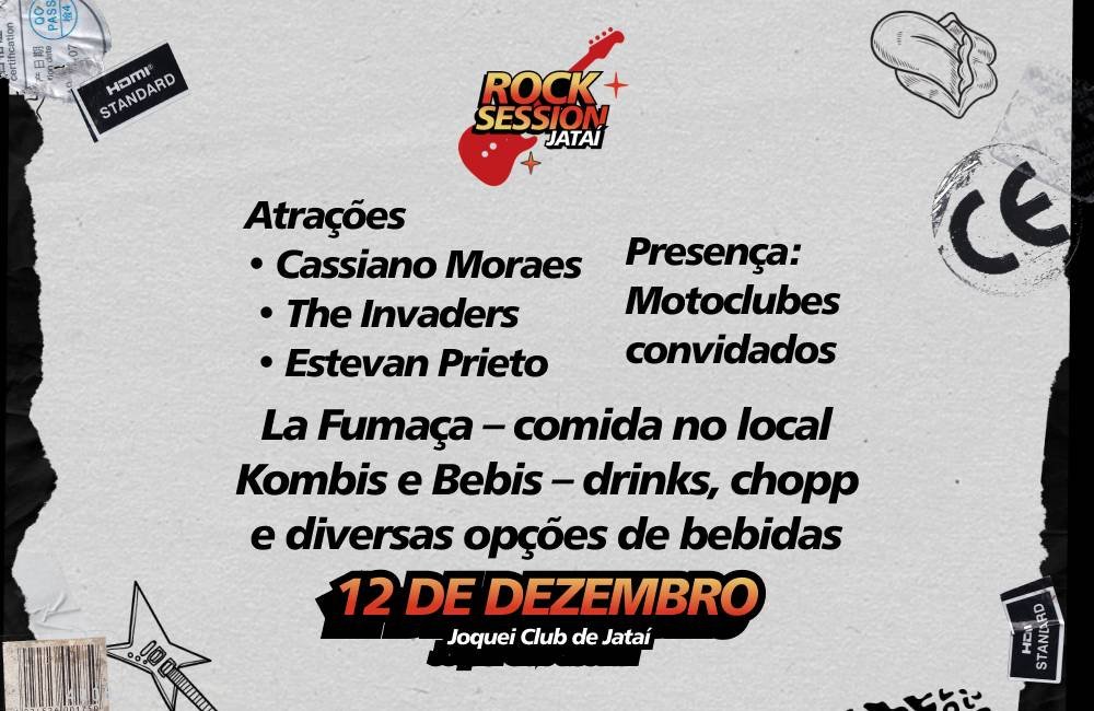 VÍDEO | Rock Session movimenta a cena musical de Jataí no dia 12 de dezembro com shows e ação solidária