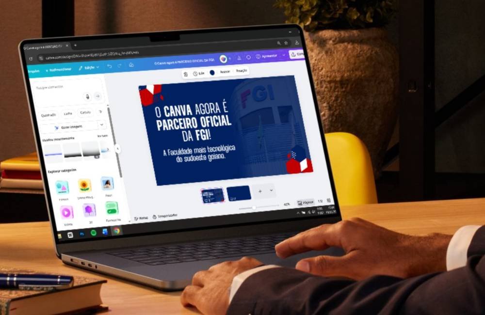 Faculdade FGI é a única do Sudoeste Goiano com Canva Pro para alunos e professores