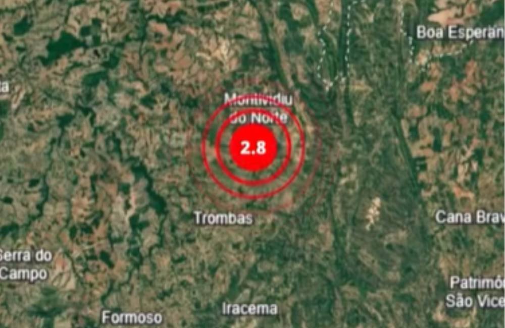 Tremor de terra de magnitude 2.8 atinge região em Goiás