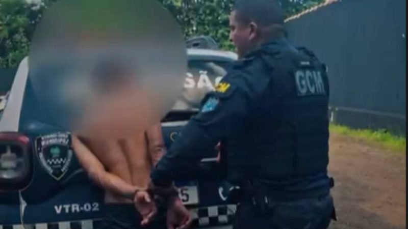 VÍDEO| Homem com tornozeleira é preso em Jataí após agredir os pais
