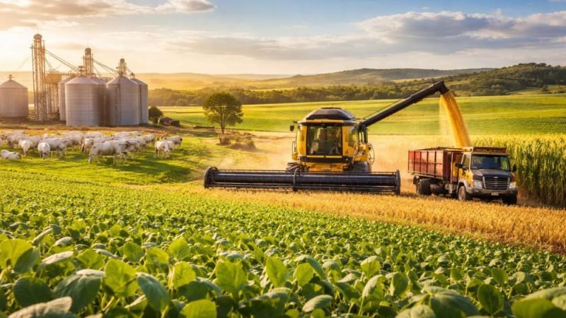 Agropecuária cresce 20,1% e impulsiona PIB de Goiás em 2025