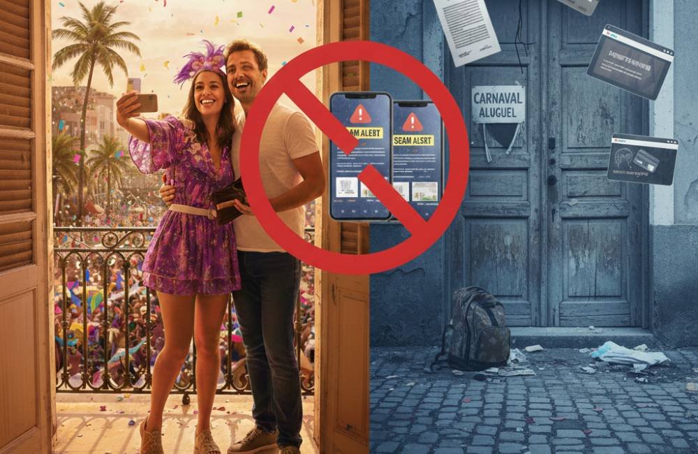 Aluguel por temporada no Carnaval exige atenção contra golpes
