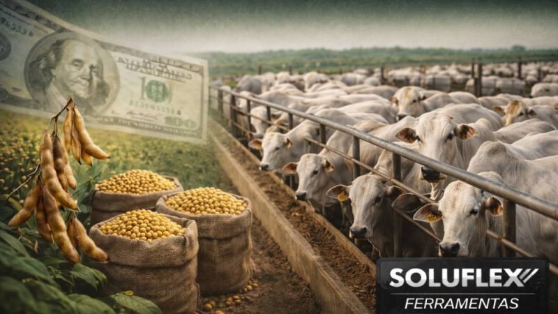 Dólar recua a R$ 5,19 e mantém soja em R$ 110 nas cotações do agro em Jataí nesta sexta